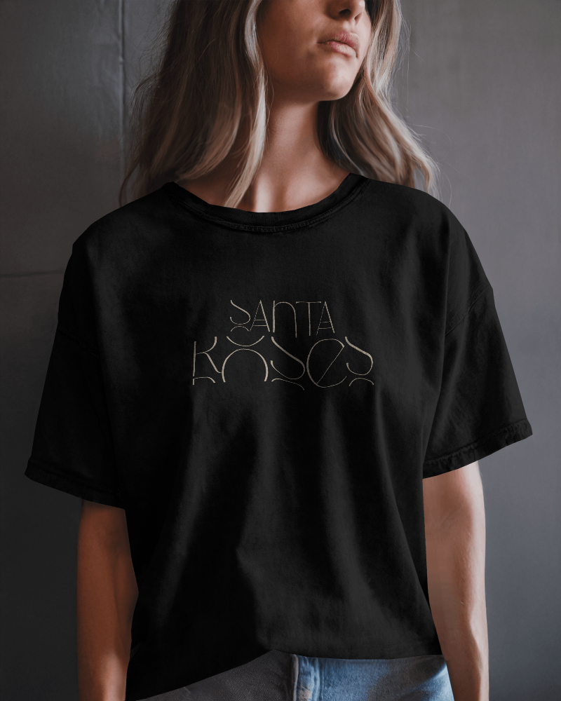 Unisex Oversized T-shirt : Santa Roses