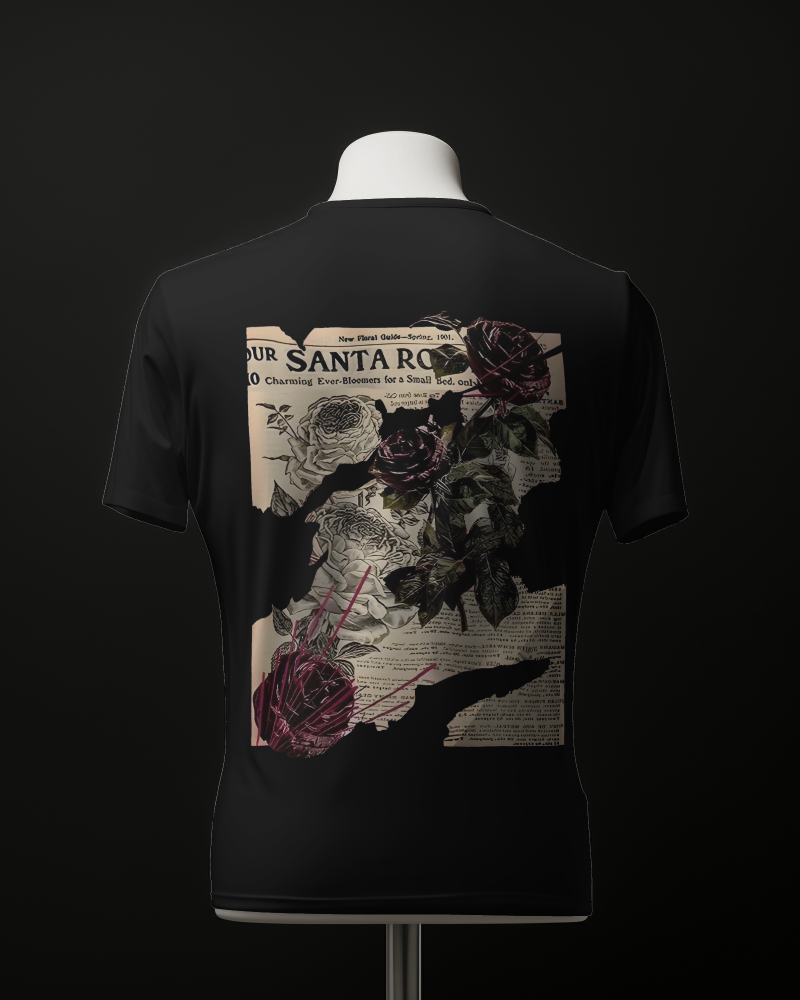 Unisex Oversized T-shirt : Santa Roses