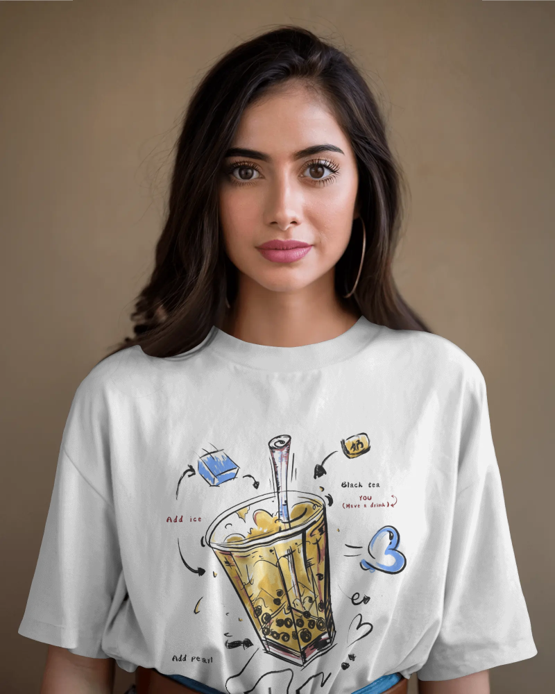 Unisex Oversized T-shirt: Ice Tea