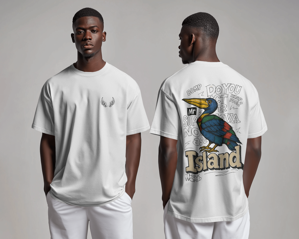 Unisex Oversized T-shirt : Island