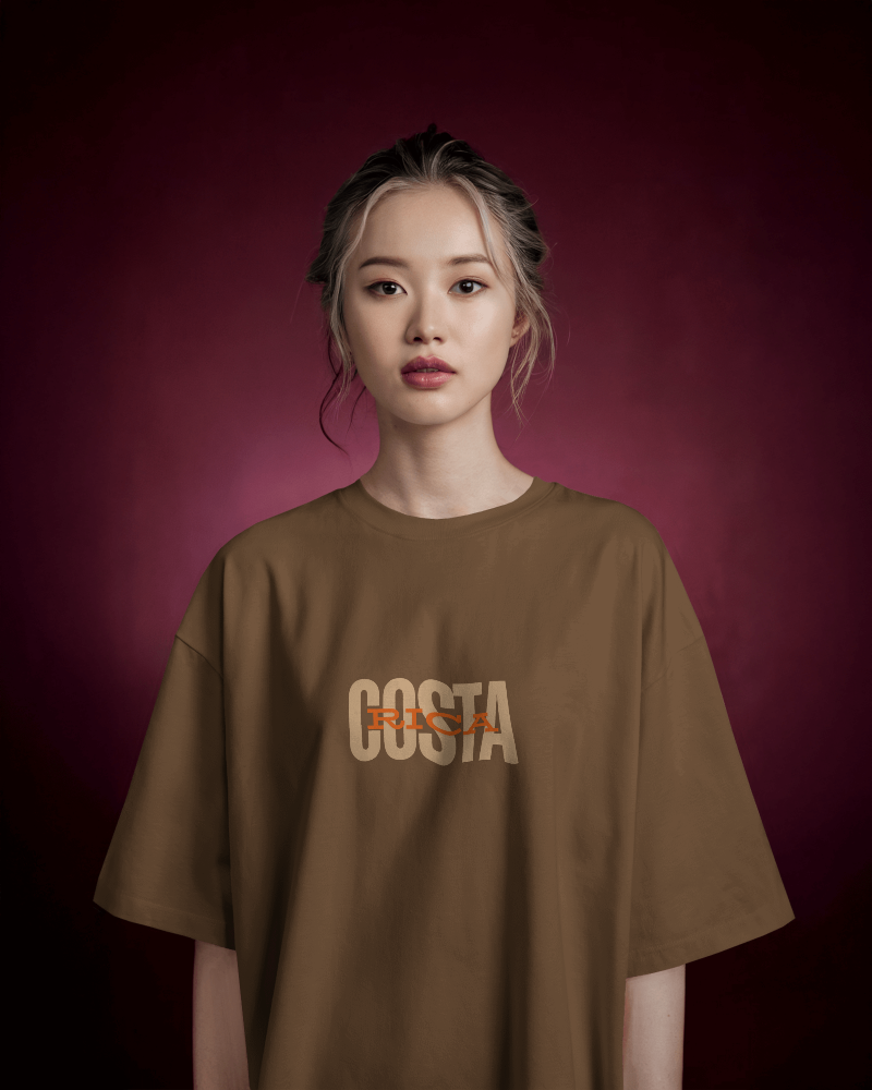 Unisex Oversized T-shirt : Costa Rica