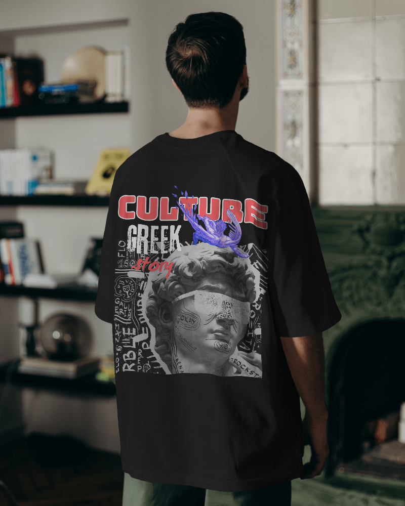 Unisex Oversized T-shirt : Greek Culture