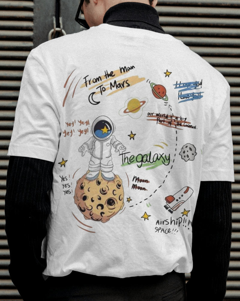 Unisex Oversized T-shirt : Galaxy