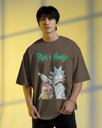 Unisex Oversized T-shirt: Rick & Morty