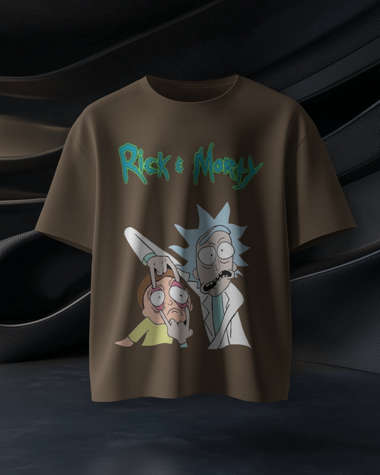 Unisex Oversized T-shirt: Rick & Morty