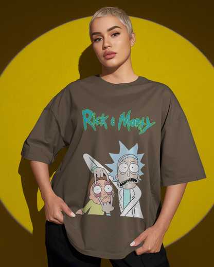Unisex Oversized T-shirt: Rick & Morty