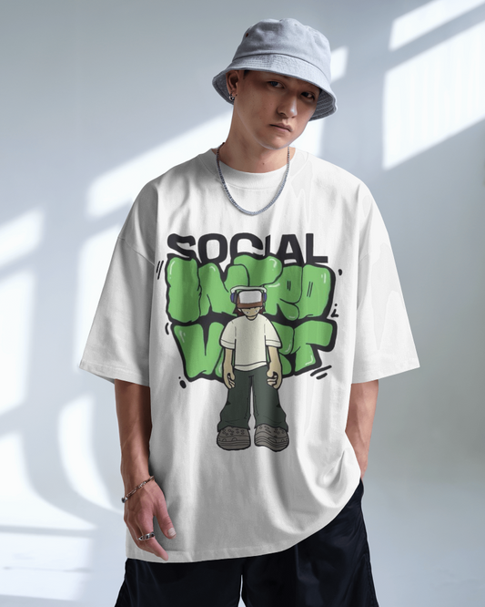 Unisex Oversized T-shirt : Social Introvert